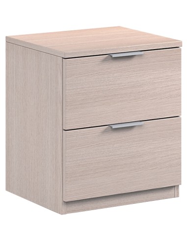 KIT COMODINO 2 CASSETTI 46X38X34 ROVERE CHIARO