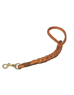 GUINZAGLIO PER CANI CUOIO TRIPLA TRECCIA 50 CM