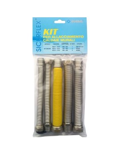 KIT RACCORDO INOX ESTENSIBILE 3/4 PER CALDAIA KIT