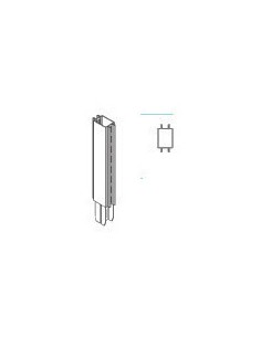 ZAF PROLUNGA X PIANT.GONDOLA GRIGIA CM7,2X47H