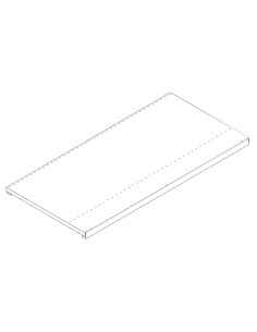 ZAF RIPIANO INTERO CM. 50X100 GRIGIO