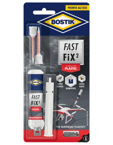 BOSTIK COLLA FAST FIX LIQUID PLASTIC 10 G BLISTER