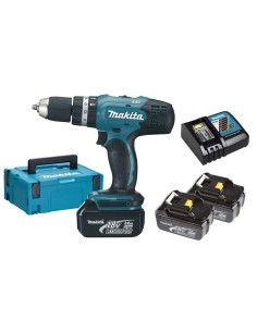 MAKITA SUPERKIT 18VP-3Ah DHP453RF3J CON 3 BATTERIE