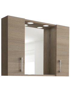 SPECCHIO DA BAGNO 960 A 2 ANTE ROVERE FUMO