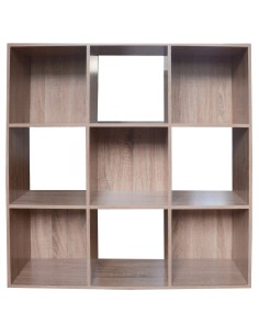 LIBRERIA CUBO  9 91XH91 CM ROVERE