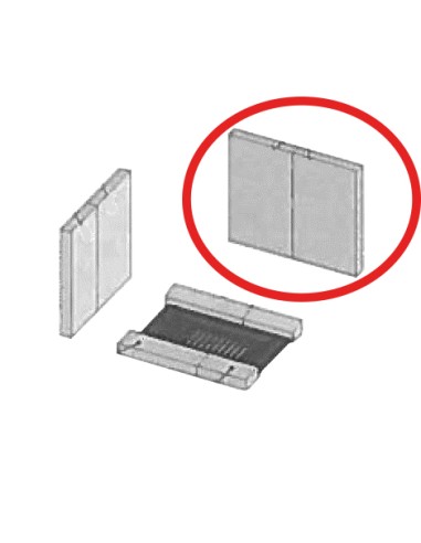 COPPIA REFRATTARIO POSTERIORE PER STUFA KIR