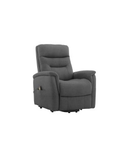 POLTRONA RECLINER SOFT DUE MOTORI TESSUTO GRIGIO