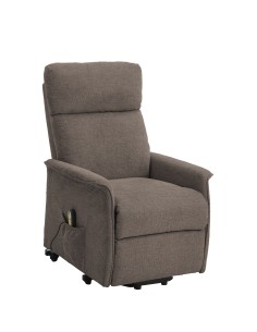 POLTRONA RECLINER RELAX ALZAPERSONA TESS.MARRONE