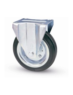 RUOTA INDUSTRIALE D 180 MM GOMMA 80/A PIASTRA FIS
