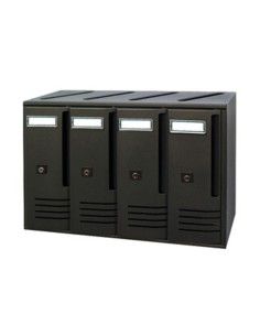 CASSETTA POSTALE ALUBOX CUBO C4 42X17,5X30 GRI GHISA