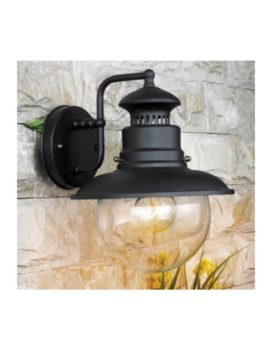 LANTERNA MARINA 60W C/BRACCIO NERO