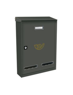 CASSETTA POSTALE ALUBOX SIRIO RIVISTE GRIGIO GHISA