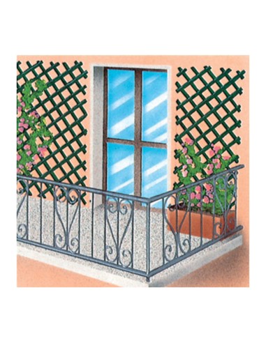 TRALICCIO ESTENSIBILE IN PLASTICA VERDE 3X1 M