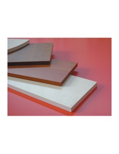 MENSOLA SQUADRATA FRASSINO BIANCO 40X1,8X100 CM