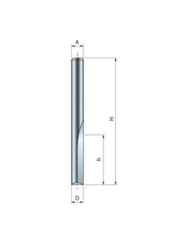 FRESA WIDIA TAGLIENTI DIRITTI 04-09906 D  3X 9,5/44,5 MM