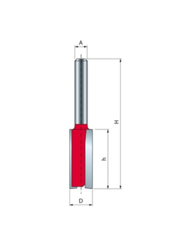 FRESA WIDIA TAGLIENTI DIRITTI MM-01006 D 10X25,4X62,4 MM