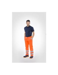 PANTALONE ALTA VISIBILIT ARANCIO TG.  L