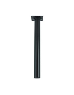 PIEDE P/TAVOLO ACCIAIO D. 30 X H 800 MM NERO