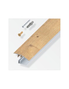 TERMINALE A SCIVOLO P/PARQUET ROVERE NAT. 100 CM