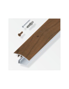 TERMINALE A SCIVOLO P/PARQUET NOCE NAT. 100 CM