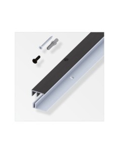 RACCORDO BALCONE P/PARQUET NERO SPAZZ. 100CM