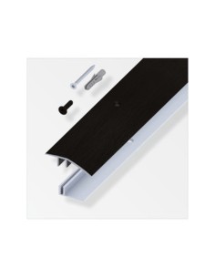 TERMINALE A SCIVOLO P/PARQUET NERO SPAZZ. 100 CM