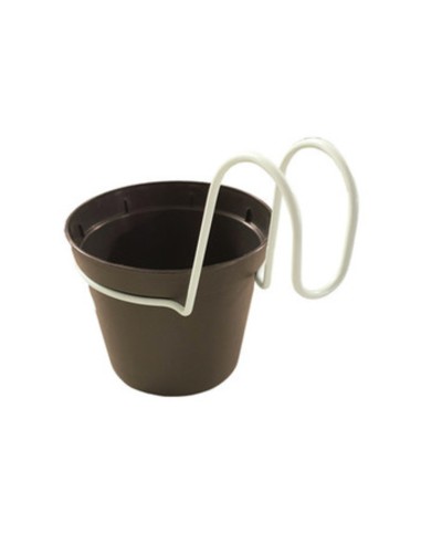 CONF. 6 VASETTI D 10CM C/AGGANCI TORTORA