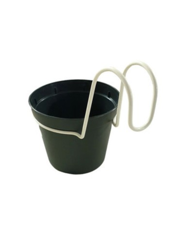 CONF. 6 VASETTI D 10CM C/AGGANCI ANTRACITE