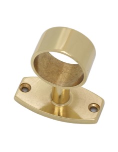 PASSANTE TUBO CORRIMANO OTTONE LUCIDO D 30 MM**