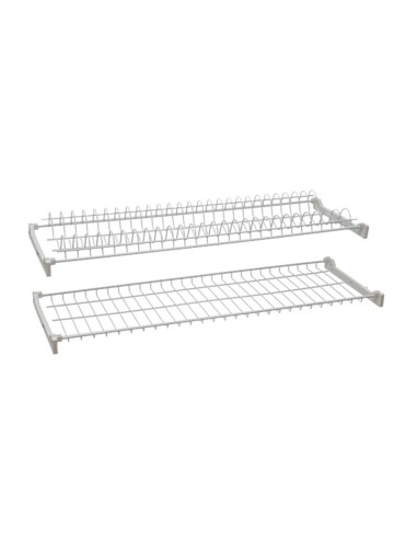 MENSOLA SCOLAPIATTI ACCIAIO PLAST C/SUPP 76 CM