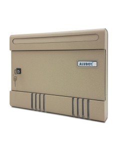 CASSETTA POSTALE ALUBOX SIR/E 36,5X7X29 CM SABBIA
