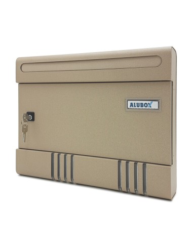 CASSETTA POSTALE ALUBOX SIR/E 36,5X7X29 CM SABBIA