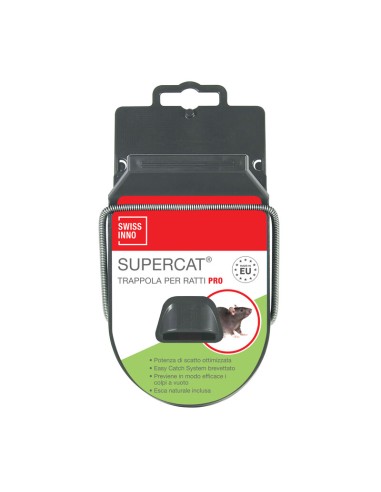 TRAPPOLA P/RATTI C/ESCA SUPERCAT PRO 1 PZ