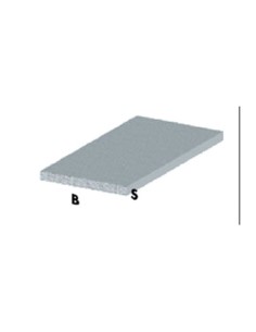 PROFILO CROMO H.200 CM PIATTO 30X2 MM