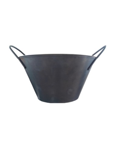 SECCHIO P/MURATORE IN FERRO D 34 CM