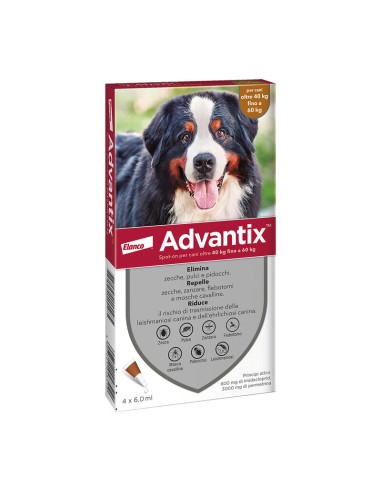 ADVANTIX SPOT ON 6 PIPETTE CANI 40-60 KG
