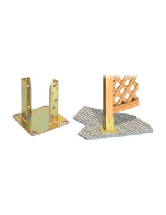 PIASTRA 800 SUPPORTO PILASTRO ACC TROP  70X 70 MM
