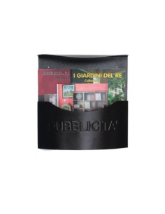 PORTA PUBBLICITA IN LAMIERA C/TETTO TIPO MARSUPIO