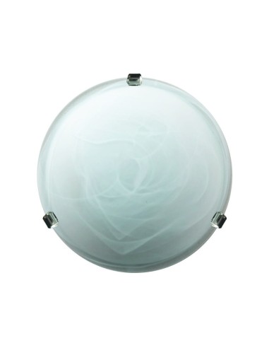 PLAFONIERA DUNA ALABASTRO BIANCO D 40 CM
