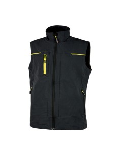U-POWER GILET SATURN NERO/GIALLO TG.  L