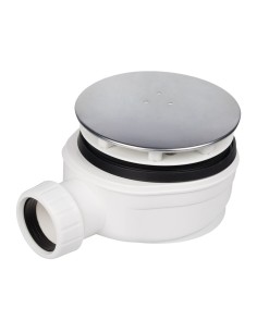 PILETTA DOCCIA RIBASSATA D. 90 COPERCHIO INOX 120 MM