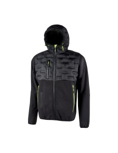 U-POWER GIACCONE SPOCK NERO-GIALLO TAGLIA M