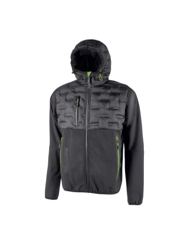 U-POWER GIACCONE SPOCK GRIGIO-VERDE TAGLIA XL