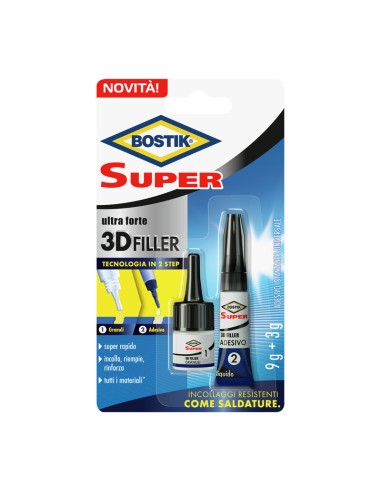 BOSTIK ADESIVO SUPER 3D FILLER BLISTER