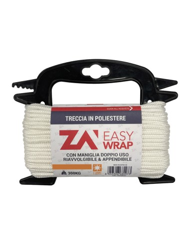 FUNE POLIESTERE 8 MM CF 20 M BIANCO