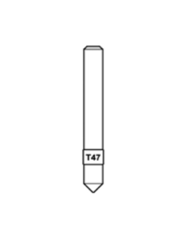 SILCA D740375ZB TASTATORE T47(PUNZONATE) P/DUPL. MATRIX