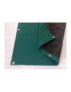 TELONE PE PESANTE C/OCCHIOLI 240 G VERDE  6 X  8 M