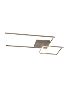 PLAFONIERA LED PADELLA C/SNODO 25W 4000K ACCIAIO
