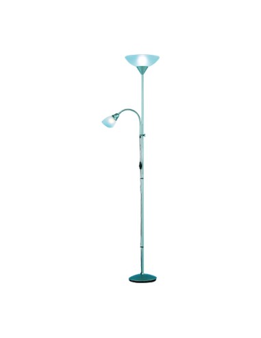 PIANTANA ERZWO ALLUMINIO ACRY 2XE27 E14 H 180 CM