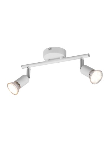BARRA 2 FARETTI PARIS GU10 BIANCO